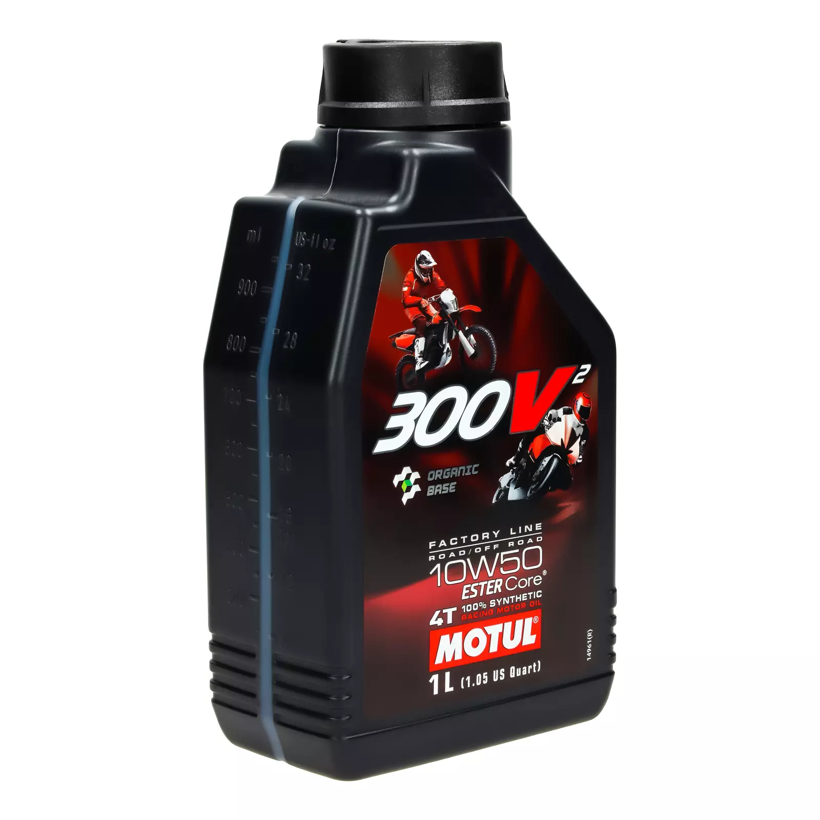 Моторное масло MOTUL 300V² Factory Line 10W-50 4T 1л, 108586