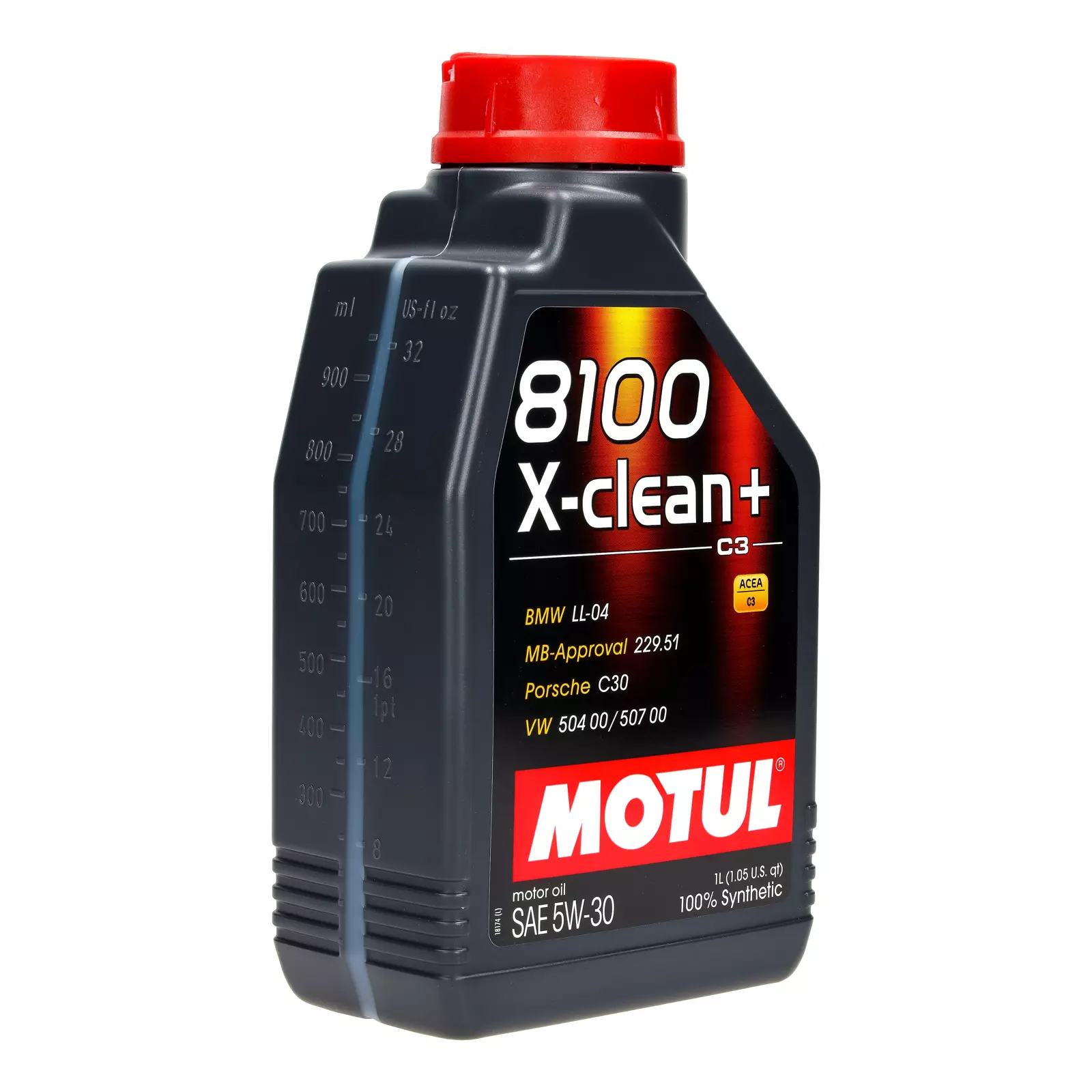 Моторное масло Motul 8100 X-CLEAN+ 5W-30 - 1л., 106376