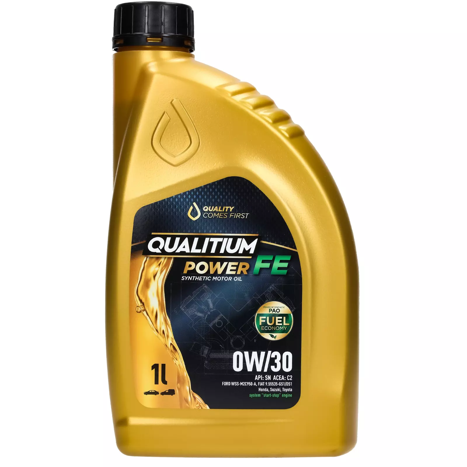 Моторное масло Quality Power FE 0W-30 1л., QPFE-4