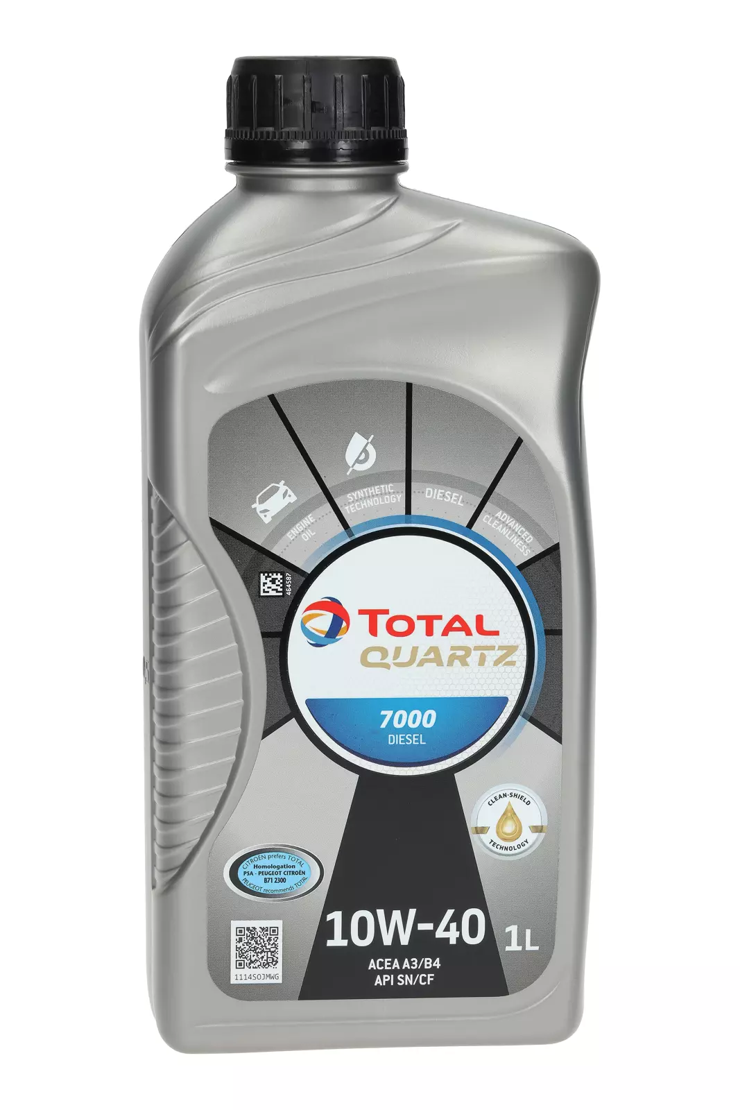 Моторное масло Total Quartz 7000 Diesel 10W-40 1л.